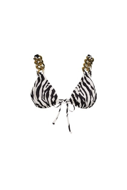 Gold Chain Triangle (Zebra) | SAME