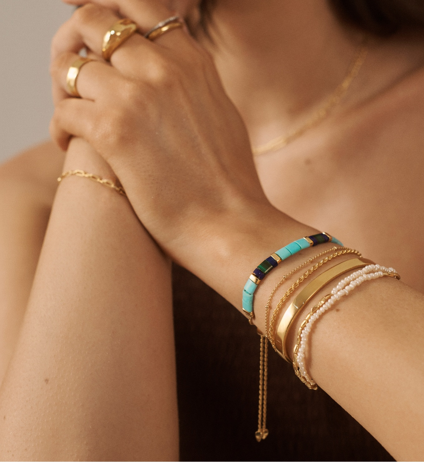 Delphi Gemstone Friendship Bracelet | Monica Vinader (Global)