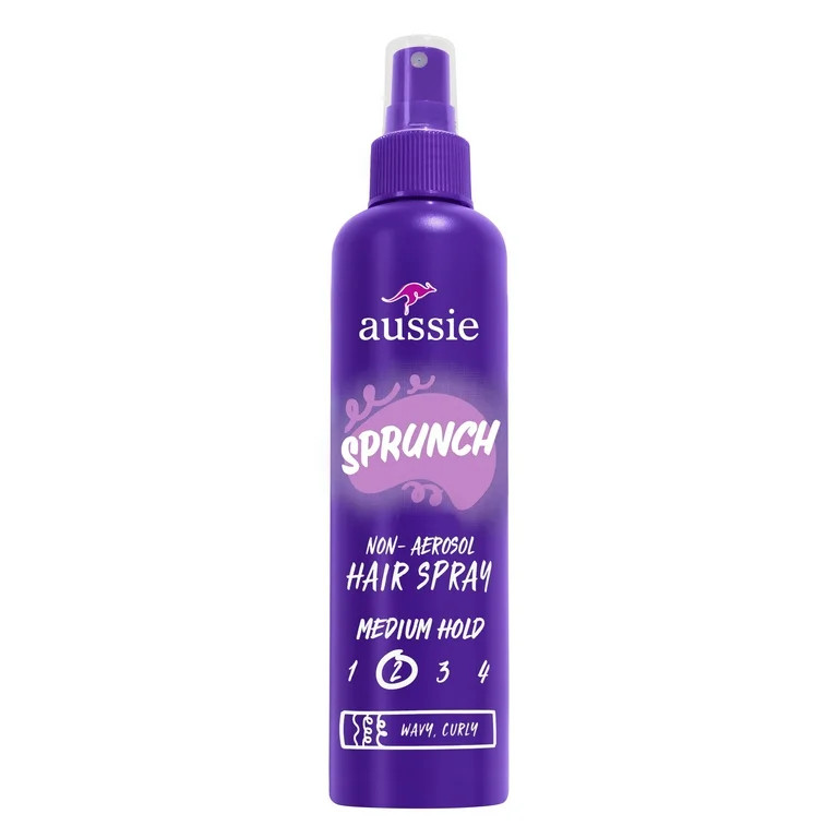 Aussie Sprunch Non-Aerosol Hair Spray for Curly Hair and Wavy Hair, 8.5 fl oz | Walmart (US)