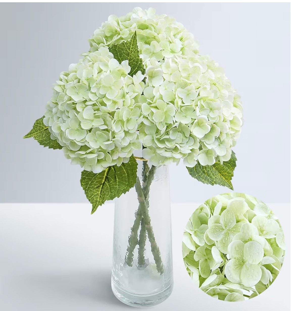 21" Real Touch Hydrangea Artificial Flowers with Long Stem & Leaves

#LTKFindsUnder50 #LTKSeasonal #LTKHome