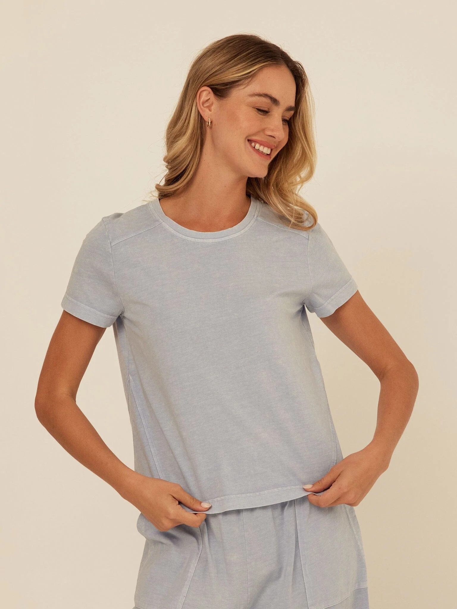 Roselie Mineral Wash Eco Jersey Tee | Threads 4 Thought