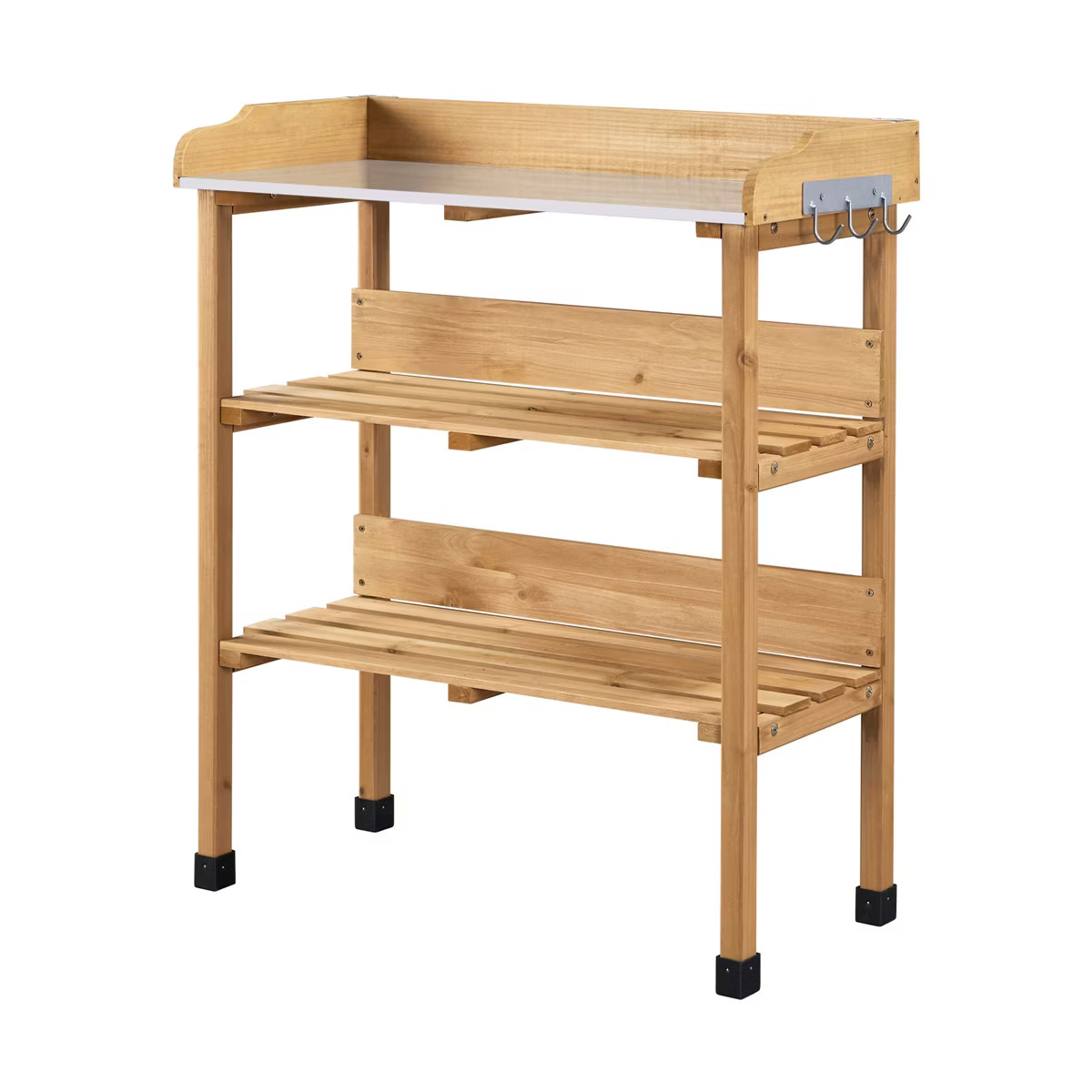 Yaheetech Outdoor Potting Bench Table with Storage Shelf | Target