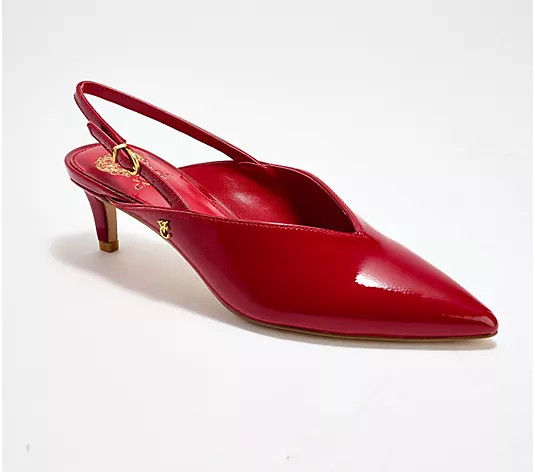Vince Camuto Suede Slingback Pumps - Kylien - QVC.com | QVC