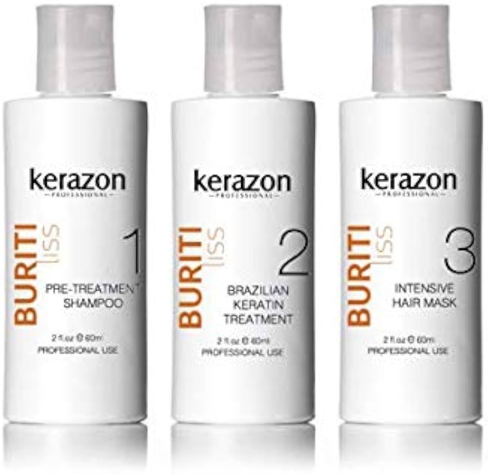 Brazilian Keratin Treatment Complex Blowout KERAZON kit 2oz/60ml - Tratamiento de Keratina Querat... | Amazon (US)
