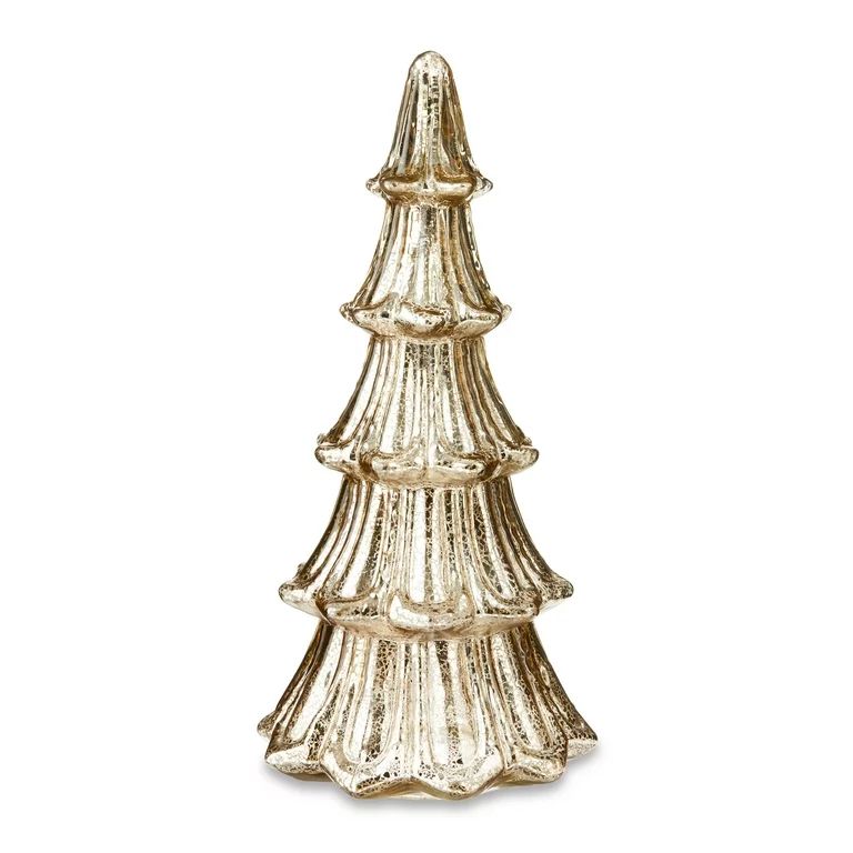 My Texas House Gold Glass Tree Decoration, 15 inch | Walmart (US)