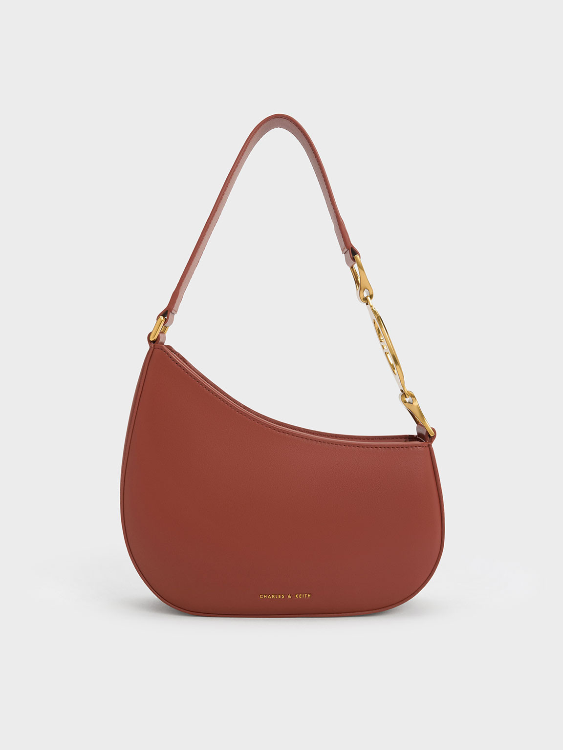 Asymmetrical Shoulder bag
 - Mocha | Charles & Keith UK
