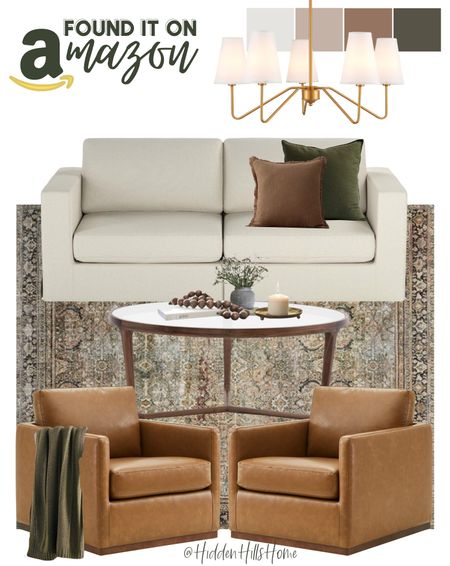 Amazon living room decor, amazon sofa, amazon swivel chairs, amazon prime home decor finds, amazon coffee table, living room decor mood board #amazon #livingroom

#LTKsalealert #LTKhome