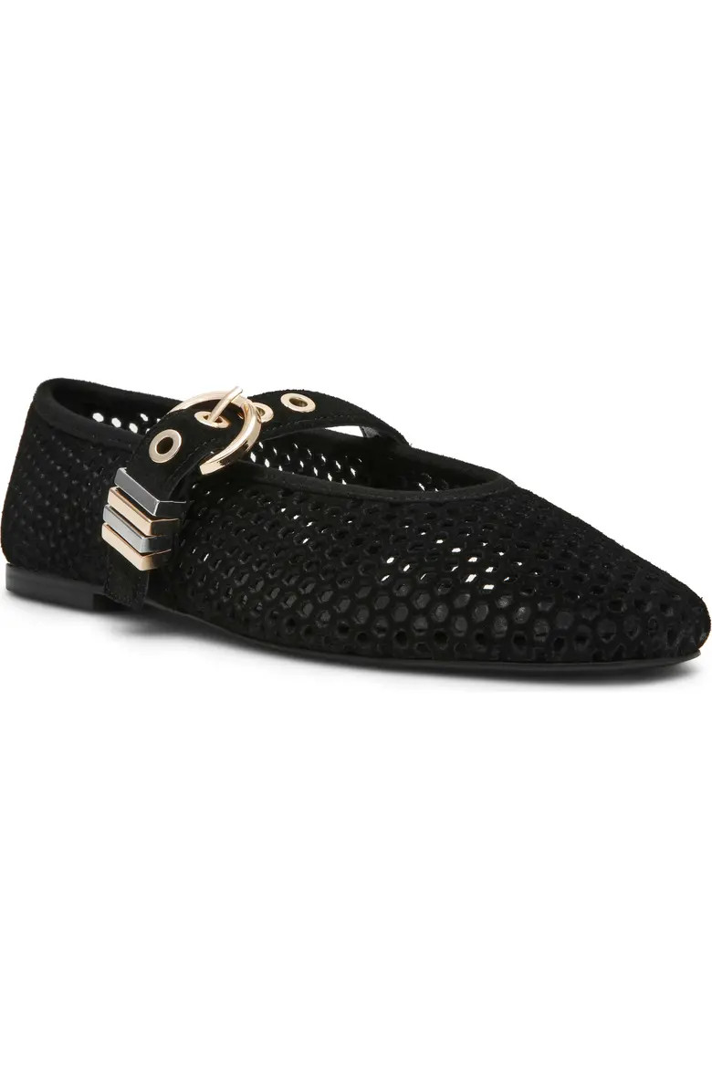 Lela Perforated Mary Jane Flat (Women) | Nordstrom | Nordstrom