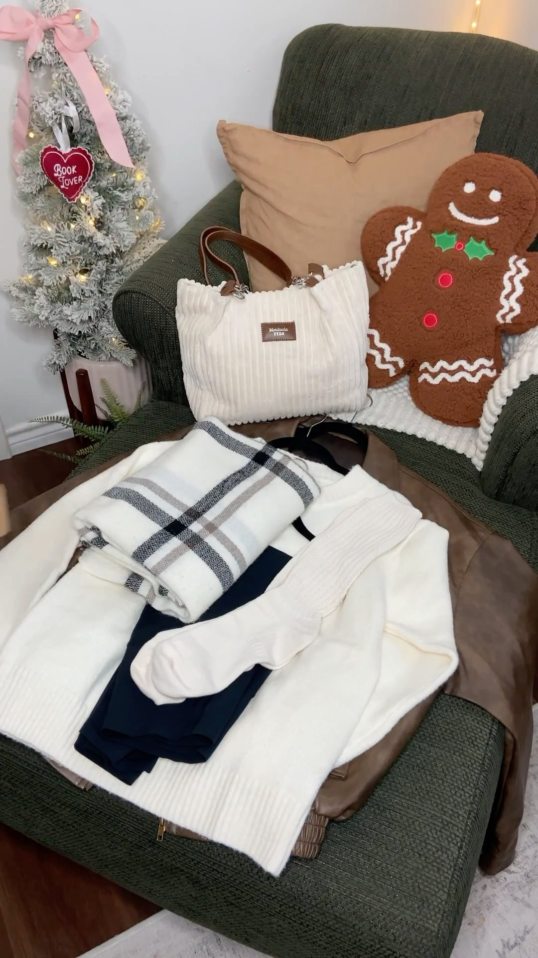 dressing by the three c’s is my favorite: comfy, cozy, casual 🧦☁️☕️🍂 white oversized knit sweater outfit, cozy fall outfit, comfy casual winter outfit, amazon slouchy socks outfit, faux leather bomber jacket outfit, black leggings outfit idea, neutral plaid scarf outfit, Ugg inspired platform shoes outfit, cozy winter style, casual cold weather outfit, comfy aesthetic outfit, winter layering outfit ideas, comfy knit sweater look, everyday cozy fashion, winter pinterest outfit inspo, cozy casual outfit, comfy winter fashion, amazon winter finds, cold weather outfit essentials, comfy knitwear outfit, winter shoe trends, platform slipper outfit, cozy neutral outfit, winter basics outfit, aesthetic comfy style, casual streetwear winter, comfy layered outfit, cozy winter vibes, comfy lifestyle aesthetic, casual everyday style, minimal winter wardrobe, winter comfort essentials, pinterest inspired winter look, cozy day outfit, comfy girl aesthetic  

 #LTKHoliday #LTKgrwm #LTKootd