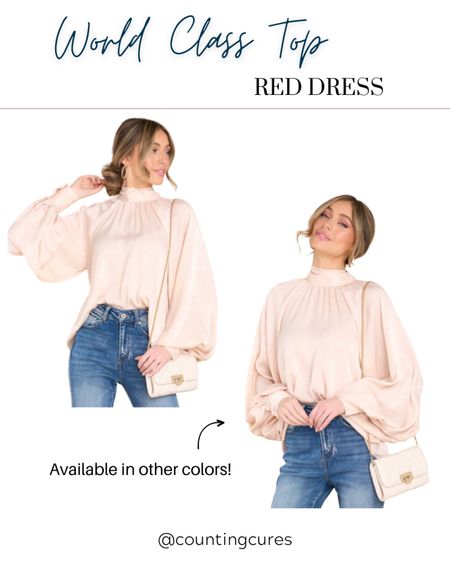 Stylish balloon sleeved blouse for Spring. Available in different colors!

#springtops #summerclothes #modestlook #casualstyle

#LTKstyletip #LTKFind #LTKSeasonal