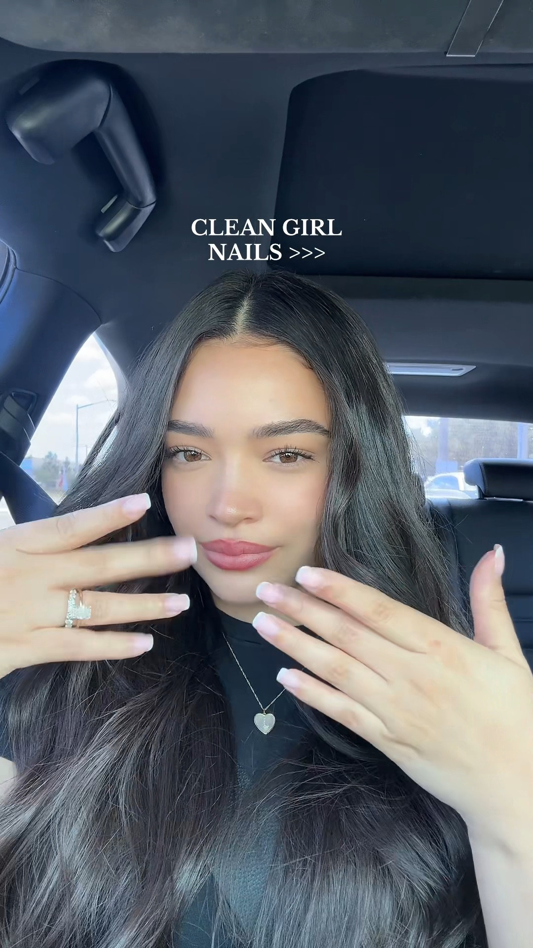 A classic French manicure will alwaysss do it for me 🤭#frenchmanicure #cleangirl #cleangirinails #nailinspo #neutralnails #nails  #frenchnails #nailideas #nailtransformation #nailtransition