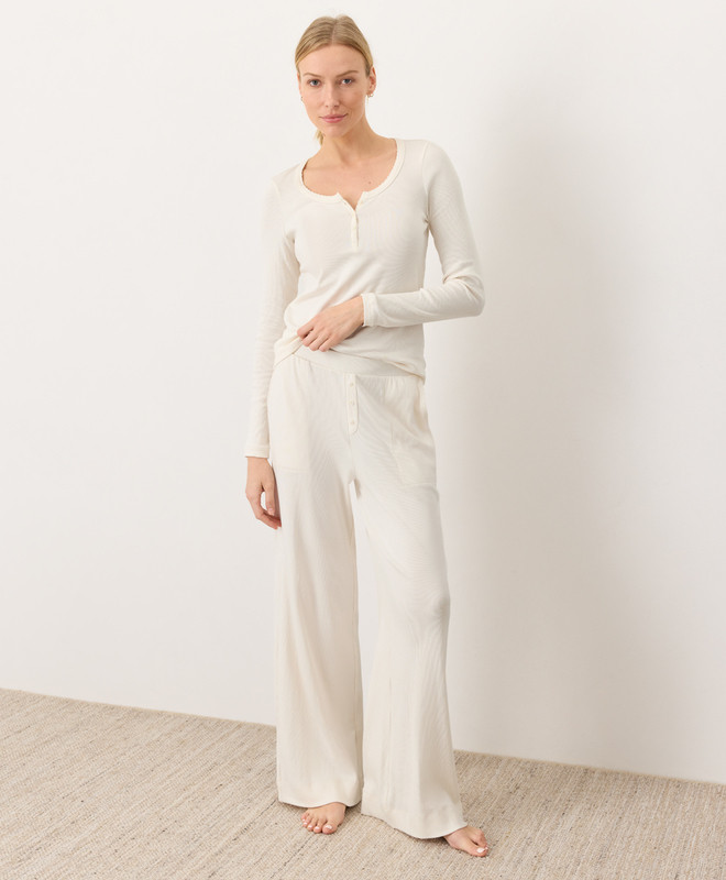 starstarstarstarstar_half36 ReviewsShow Reviews for Dream Rib Slim HenleyOrganic Dream Rib Slim H... | Pact Apparel