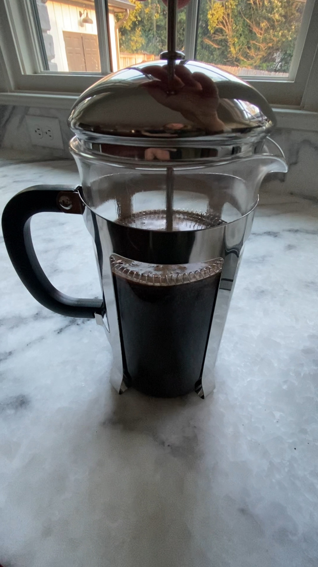 Feeling fancy with my French press 😂 

#LTKhome #LTKVideo