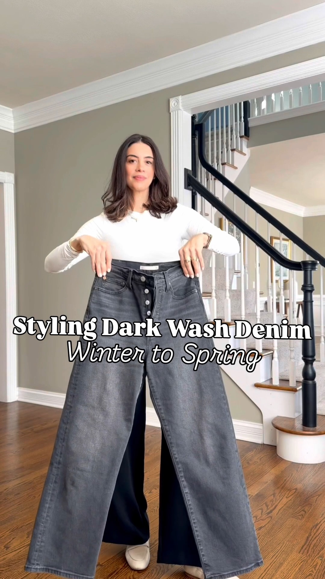 Dark wash denim is that one piece I reach for on repeat 🤎

These ankle jeans are such a staple — flattering, easy, and they work now and later.

Wearing my true size 27.
Oversized cardigan size Small. Tee size Small. Top size Medium. Denim Shirt size Small

#LTKootd #LTKSeasonal #LTKOver40