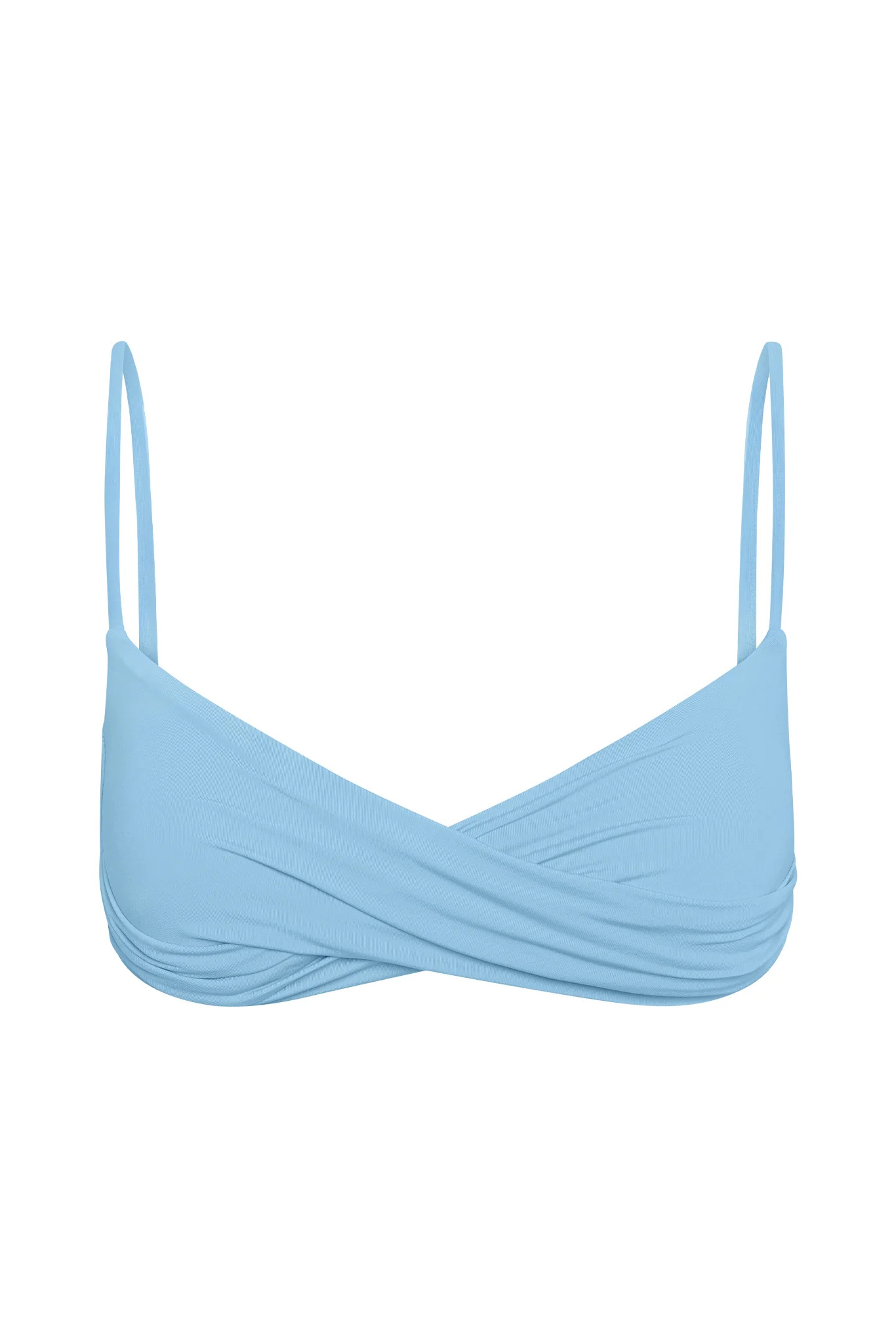 Bordeaux Top - Ibiza Blue | Monday Swimwear