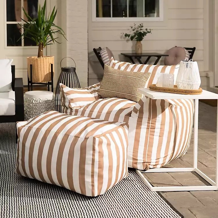 NEW ARRIVAL! ☀️
Taupe Striped Comfy Foam Outdoor Lounge Chair

pool | patio | backyard | outdoor livingg

#LTKSeasonal #LTKSaleAlert #LTKHome