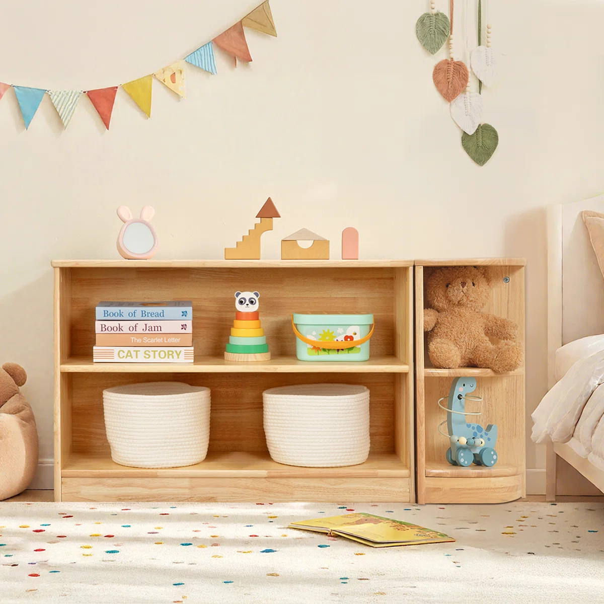 Solid Rubber Corner Cabinet | Wayfair North America