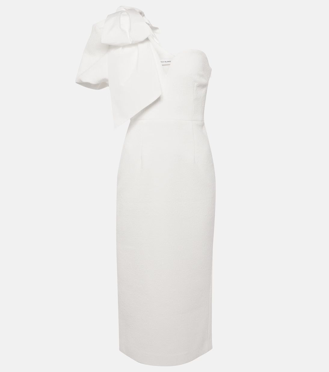 Bridal Bon Ami bow-detail midi dress | Mytheresa (US/CA)