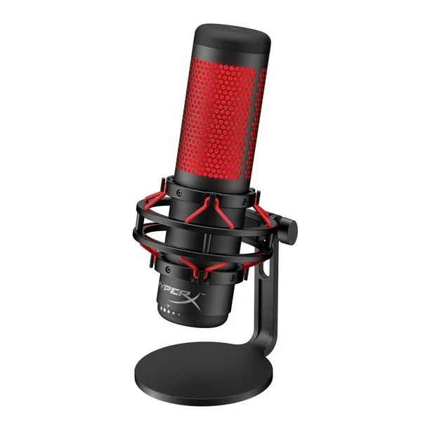 HyperX QuadCast - USB Condenser Gaming Microphone, for PC, PS4, PS5 and Mac, Anti-Vibration Shock... | Walmart (US)