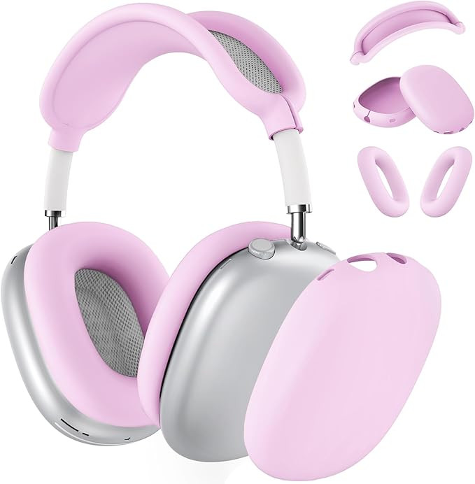 Silicone Case Cover for AirPods Max Headphones,Ear Pad Case Cover/Ear Cups Cover/Headband Cover f... | Amazon (US)