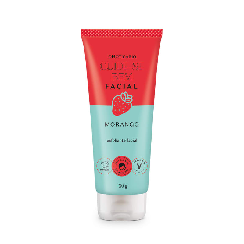 Esfoliante Facial Cuide-se Bem Feira Morango 100g | O Boticário | oBoticario (BR)