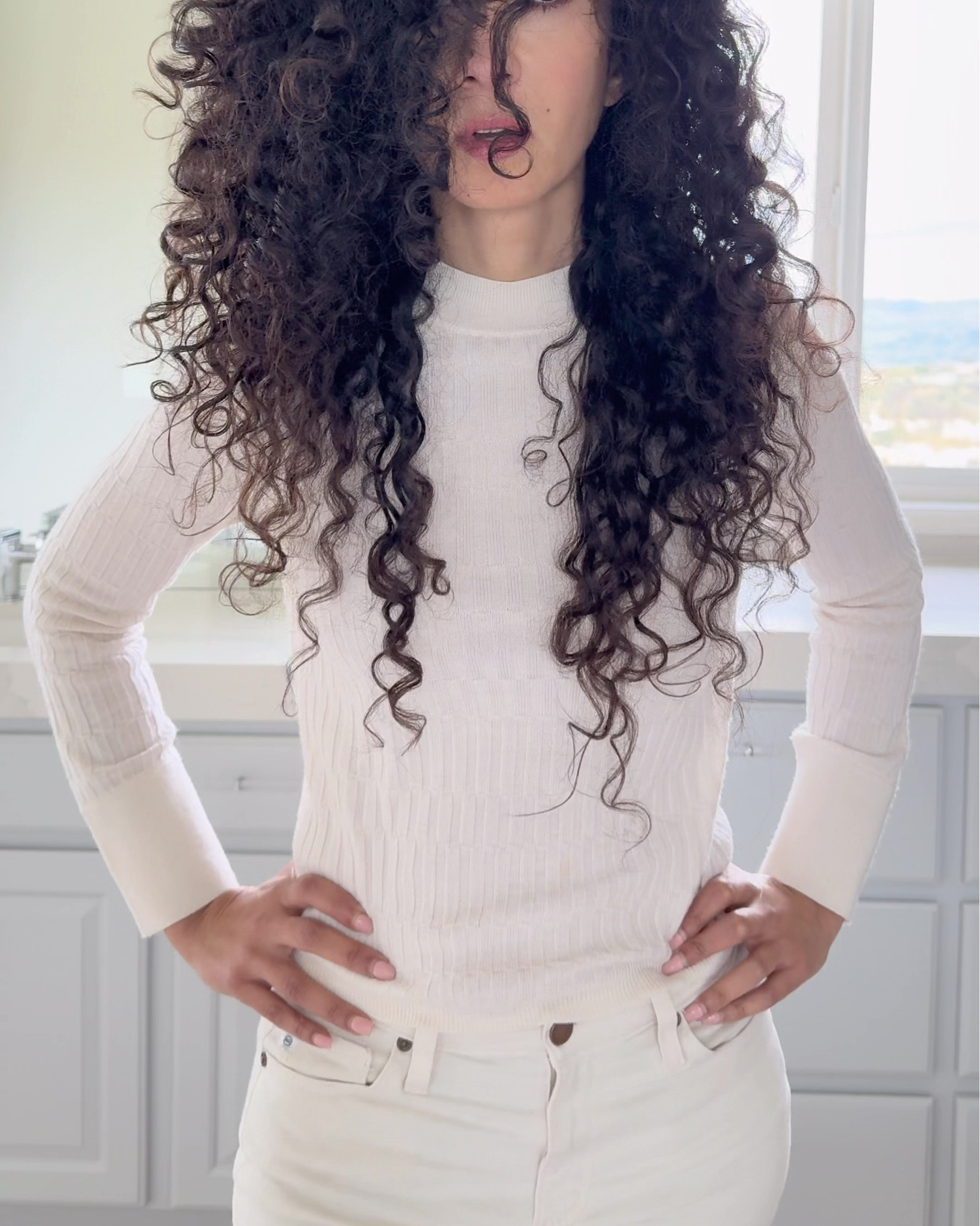 Get effortless curls with these affordable products. I apply the mixed chick conditioner first. Lightly coating the hair. And then apply Cantu. Also very lightly. Let the hair air dry and Do not touch it during the process . 

#LTKStyleTip #LTKItBag #LTKBeauty