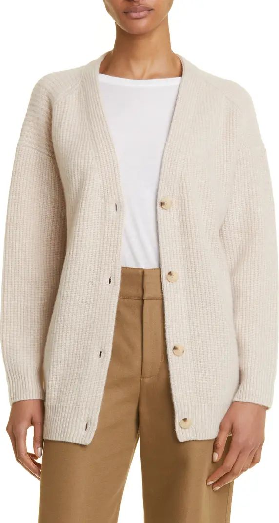 Oversize Wool & Cashmere Cardigan | Nordstrom