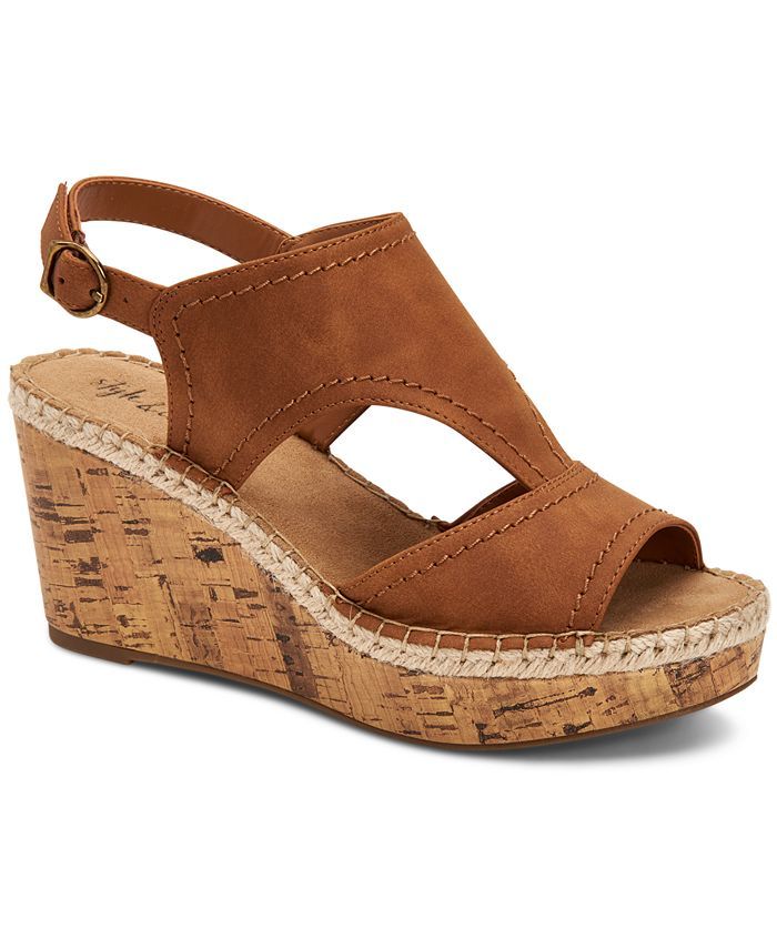 Ferann Shielded Wedge Sandals, Created for Macy's | Macys (US)