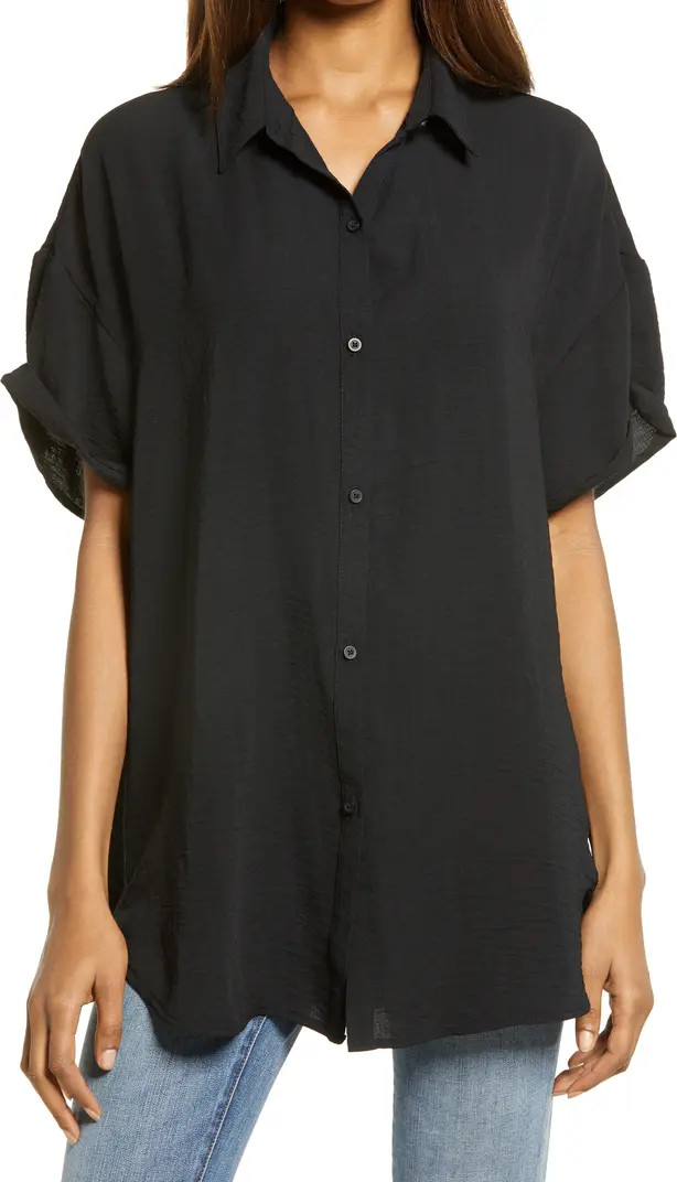 Oversize Short Sleeve Tunic | Nordstrom