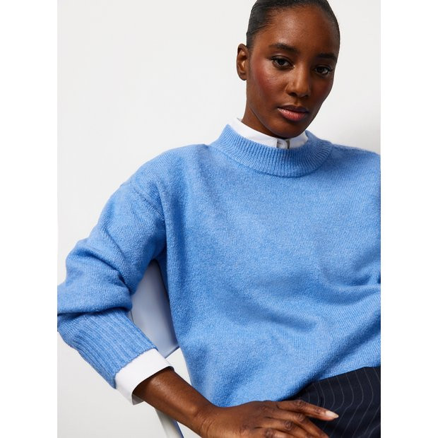The Soft Blue Knitted Jumper 14 | Tu Clothing