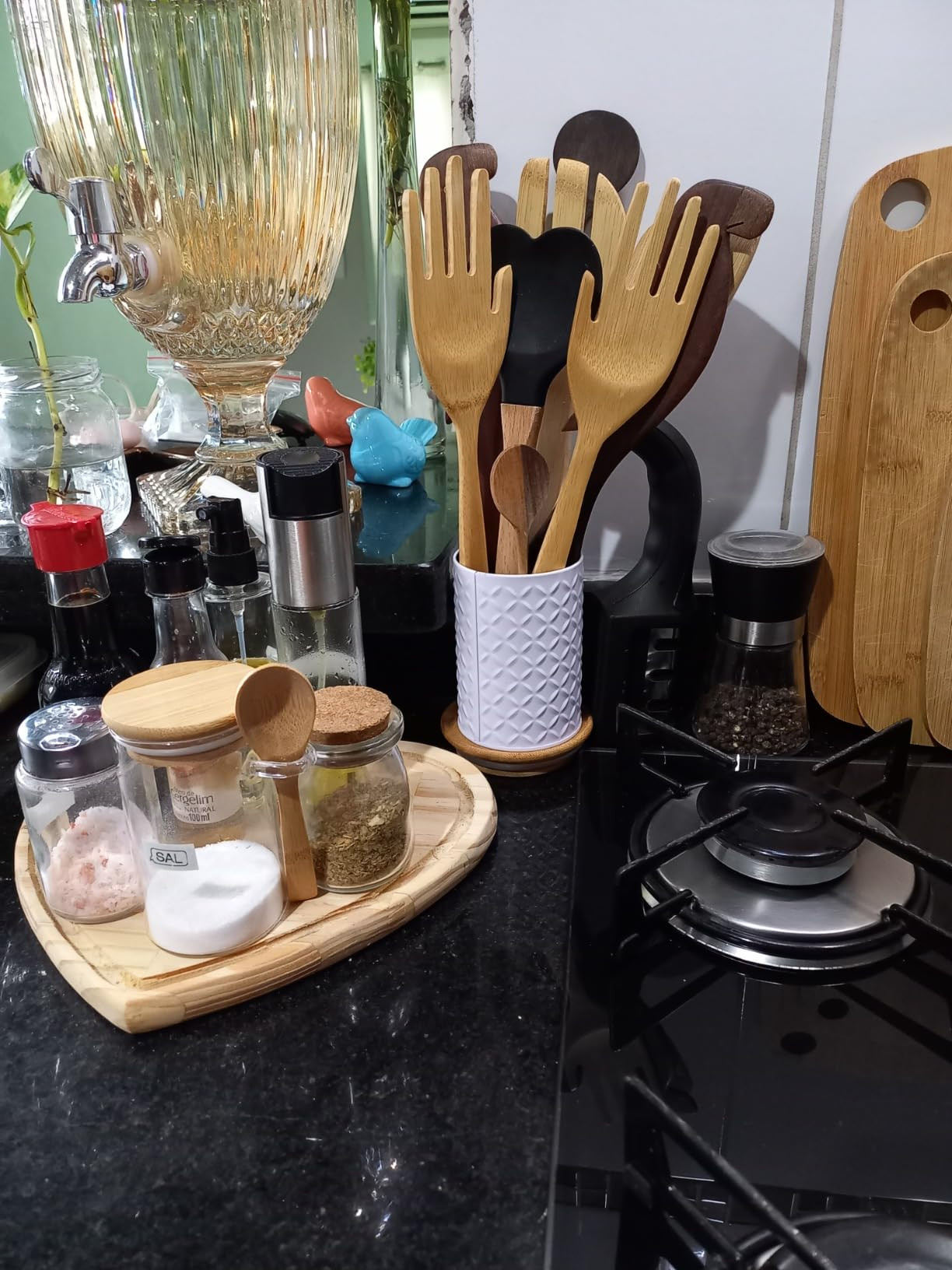 Oikos - Pegador de Salada de Bambu Mãozinhas | Amazon (BR)