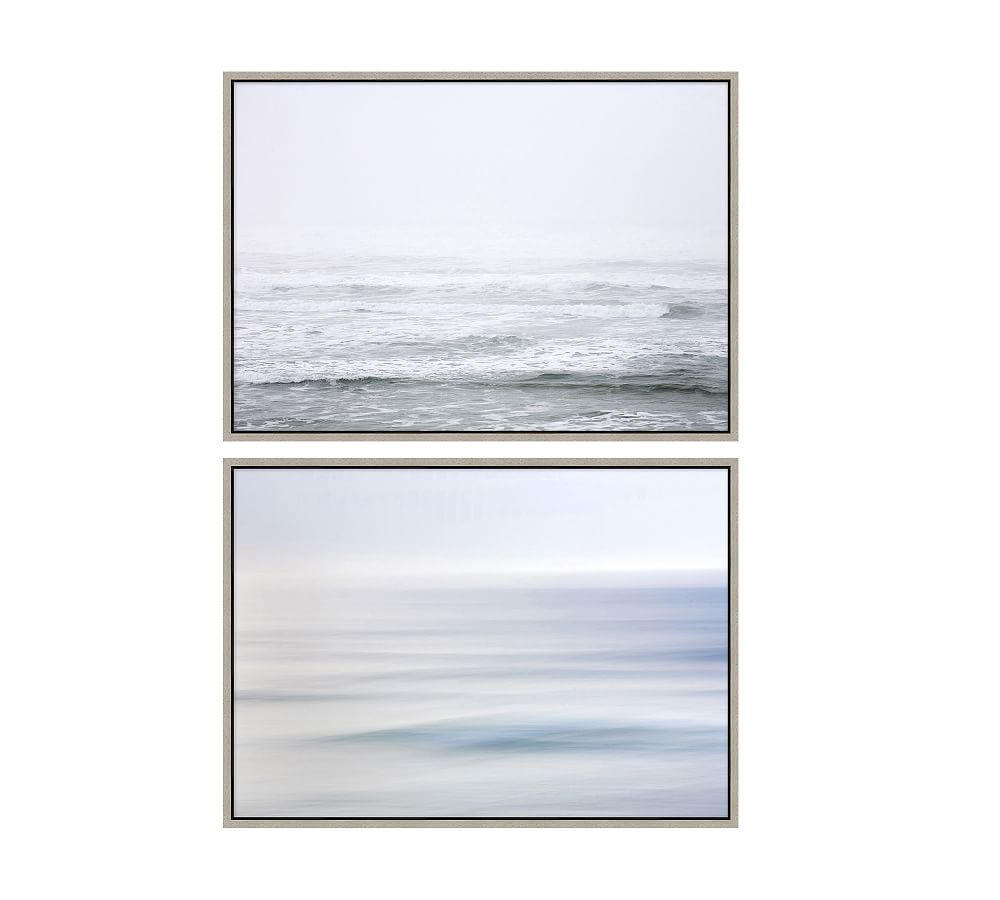 Misted Pacific Framed Canvas Print | Pottery Barn (US)