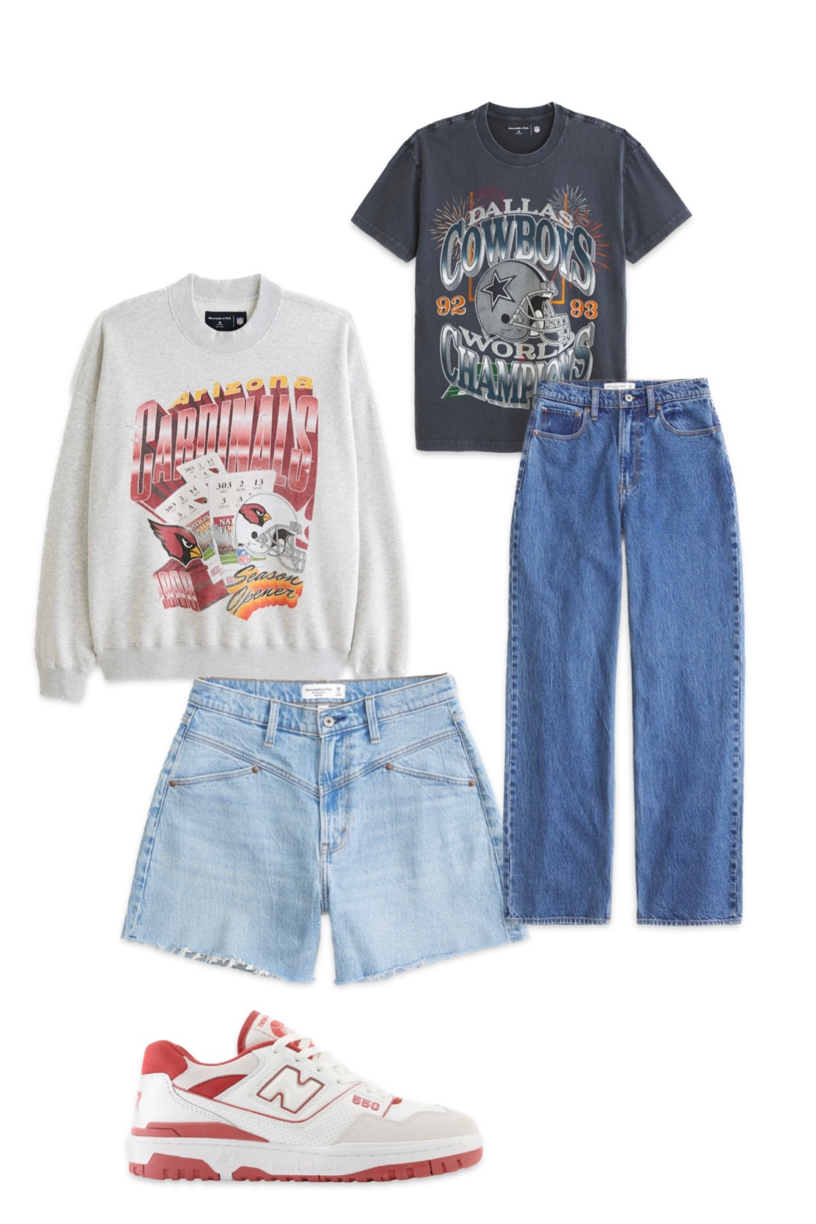 NFL Game day inspo! They have all the teams on the website, these are just the examples I used  

#LTKstyletip #LTKSeasonal