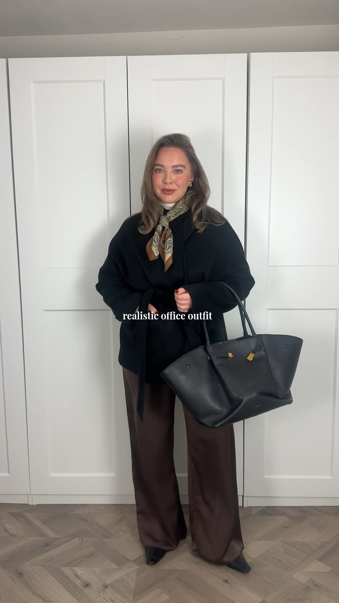 can always rely on these trousers being comfy when my clothes are starting to get a little snug 😬🥴…

I wear my usual size 14 in them and they feel like pjs! 
Roll neck is from intimissi, knit is old from new look, coat is old H&M, scarf was tk max (linked similar to all) 

#LTKworkwear #LTKuk #LTKmidsize