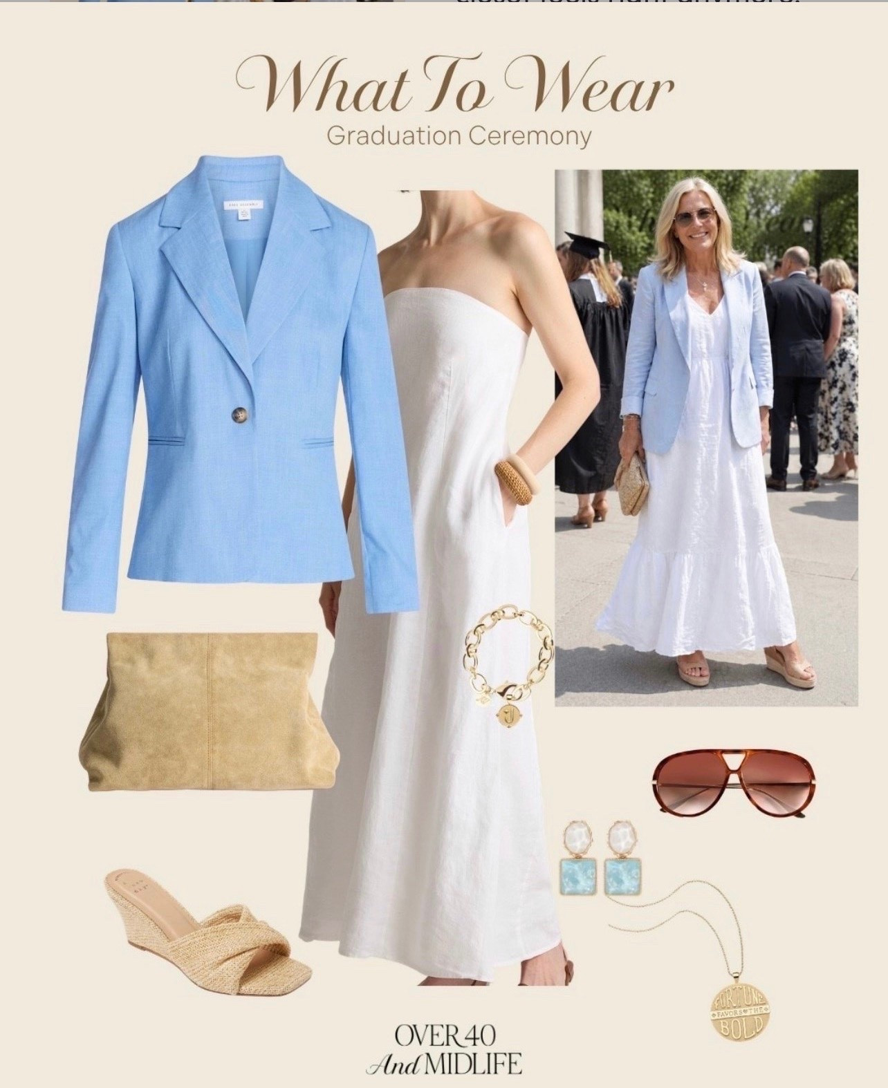 You’re sitting at a graduation thinking… nothing in my closet feels right anymore.

Not because you don’t have options.
Because your body changed… and no one updated the rules.

This is where Outfit Physics comes in 👇

✨ The fix isn’t tighter. It’s smarter.
– The structured blazer lifts and pulls the eye up
– The flowy linen dress skims instead of clings
– The long lines create effortless length and balance

No squeezing. No hiding. Just pieces that work with you.

This is what I reach for when I want to feel polished, comfortable, and confident at a graduation ceremony, summer event, or midlife occasion outfit.

Because style over 40 isn’t about starting over…
it’s about finally understanding what works.

Would you wear this to a graduation? Or somewhere else? 🤍
Comment GRAD and I’ll send you everything.

Helping you look good, feel good — Lindsey Denver

#midlifestyle #over40style #midsizefashion #over50style #graduationoutfit #graduationguestoutfit #summeroutfits #linenstyle #blazerstyle #casualchic #effortlessstyle #outfitideas #momstyle #genxstyle #bodyconfidence #perimenopausestyle #over40fashion #styleover40 #realoutfits #everydaystyle #chicoutfits #neutralstyle #wardrobeideas #springstyle #summerstyle #outfitphysics

Follow my LTK @Over40andmidlife on the @shop.LTK app to view this post and get my exclusive app-only content!

#liketkit 
@shop.ltk
https://liketk.it/69M4E

Comment SHOP below to receive a DM with the link to this post on my LTK ⬇ https://liketk.it/6aRu1 liketkit summerstyle everydaystyle momstyle over40fashion outfitideas springstyle casualchic styleover40 effortlessstyle summeroutfits over40style midlifestyle over50style bodyconfidence neutralstyle realoutfits blazerstyle chicoutfits linenstyle graduationoutfit midsizefashion wardrobeideas genxstyle graduationguestoutfit primeday2022 trgtdealday2022 walmart_july2022 ltkxprimeday ltkxprime perimenopausestyle outfitphysics

Comment SHOP below to receive a DM with the link to this post on my LTK ⬇ https://liketk.it/6c4o0