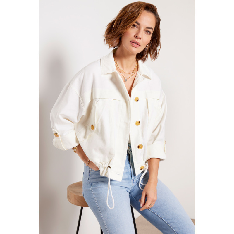 Great Catch Linen Utility Jacket | Evereve