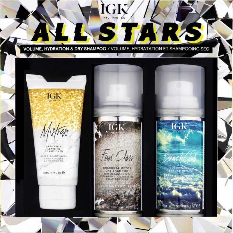 IGK All Stars Volume, Hydration And Dry Shampoo Kit | Ulta Beauty | Ulta