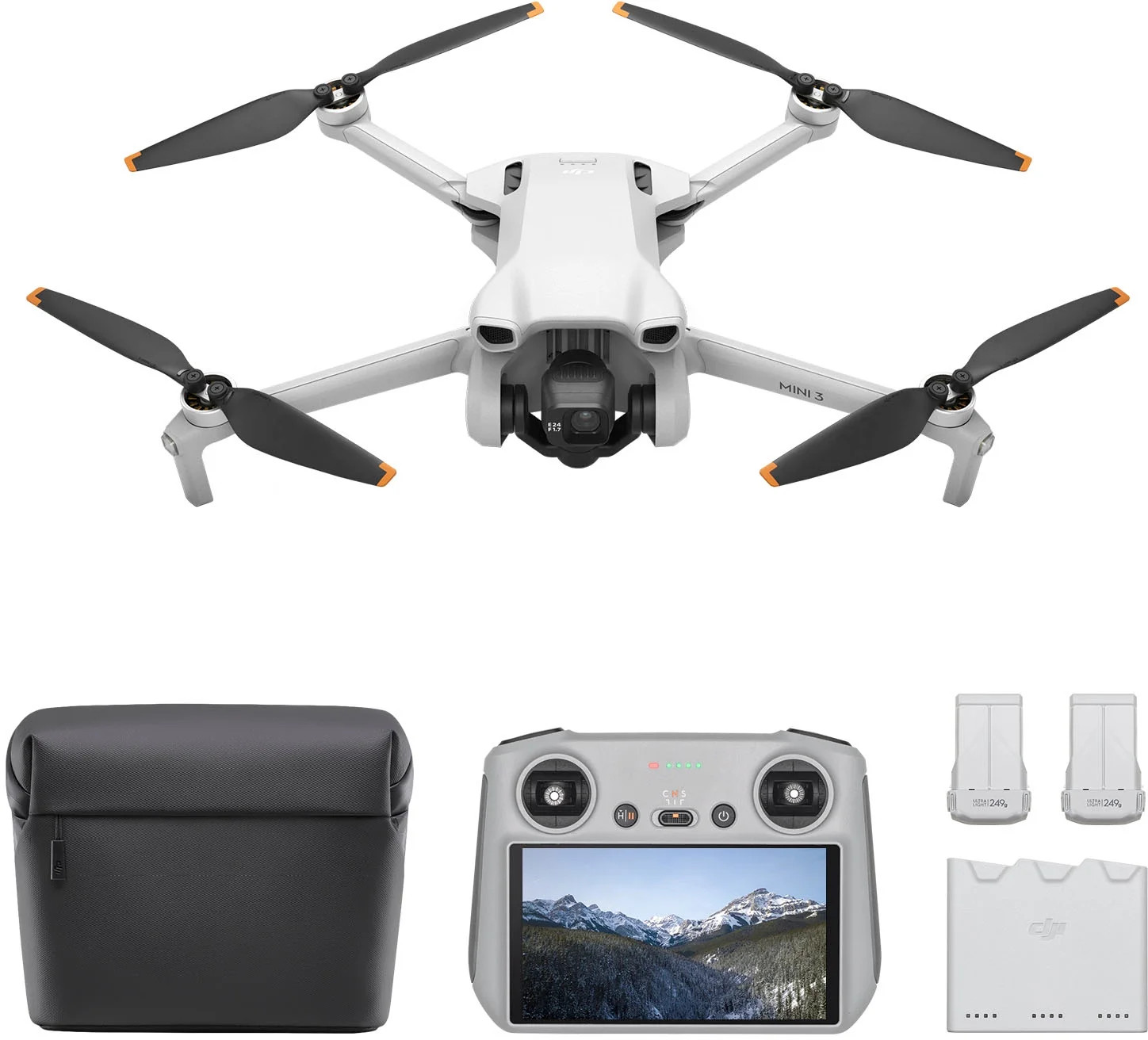 DJI Mini 3 Fly More Combo with RC Remote 4K HDR Portable Drone | Walmart (US)