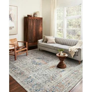 Loloi II Loren Collection LQ-14 Brick / Multi Oriental Area Rug 5'-0" x 7'-6" - Walmart.com | Walmart (US)