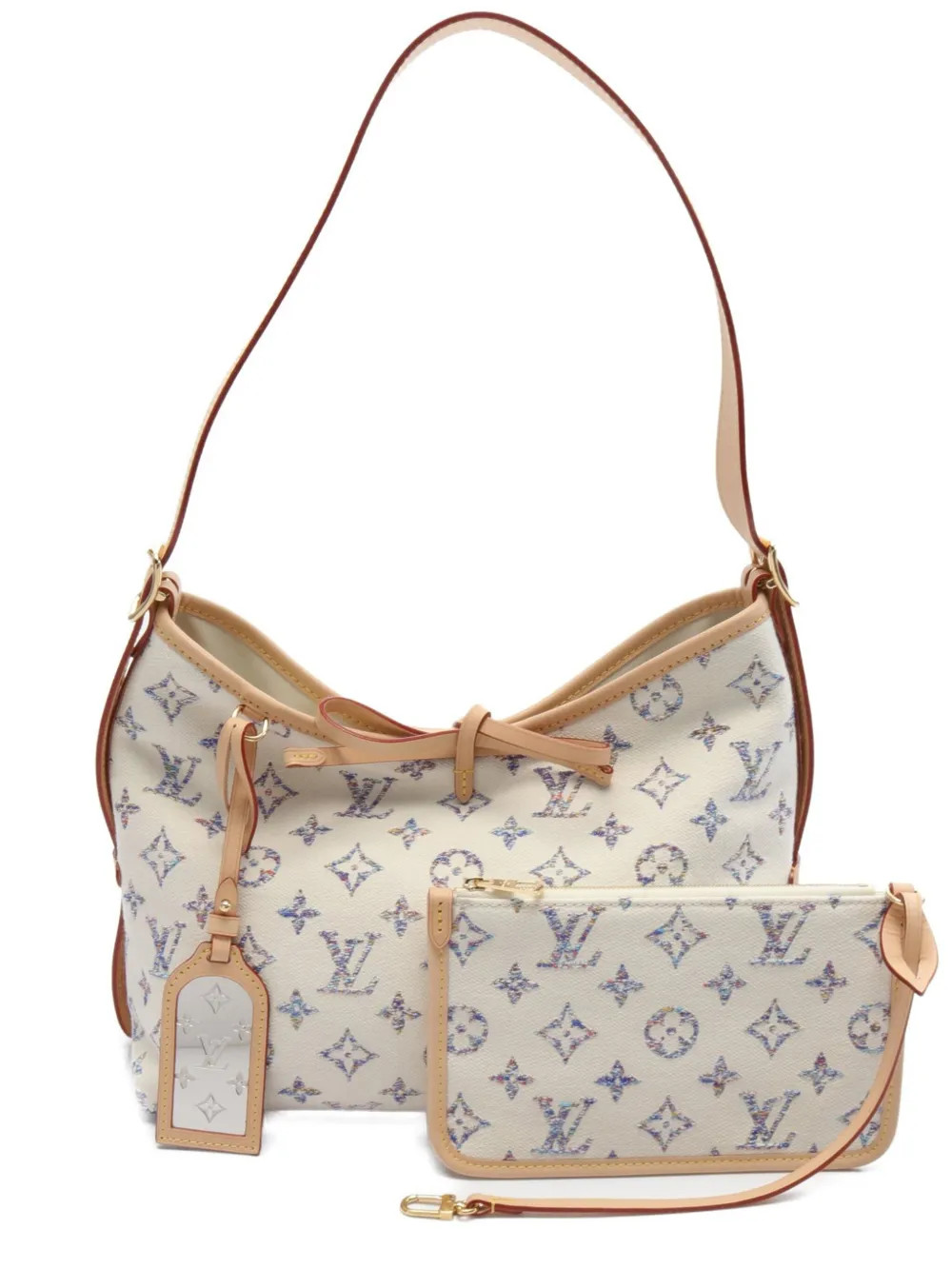 Louis Vuitton Pre-Owned 2021 CarryAll PM Handbag | Neutrals | FARFETCH | Farfetch Global
