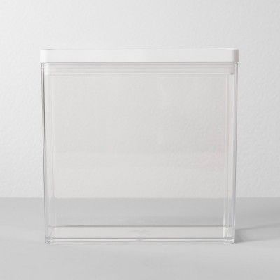 8"W X 4"D X 8"H Plastic Food Storage Container Clear - Made By Design™ | Target