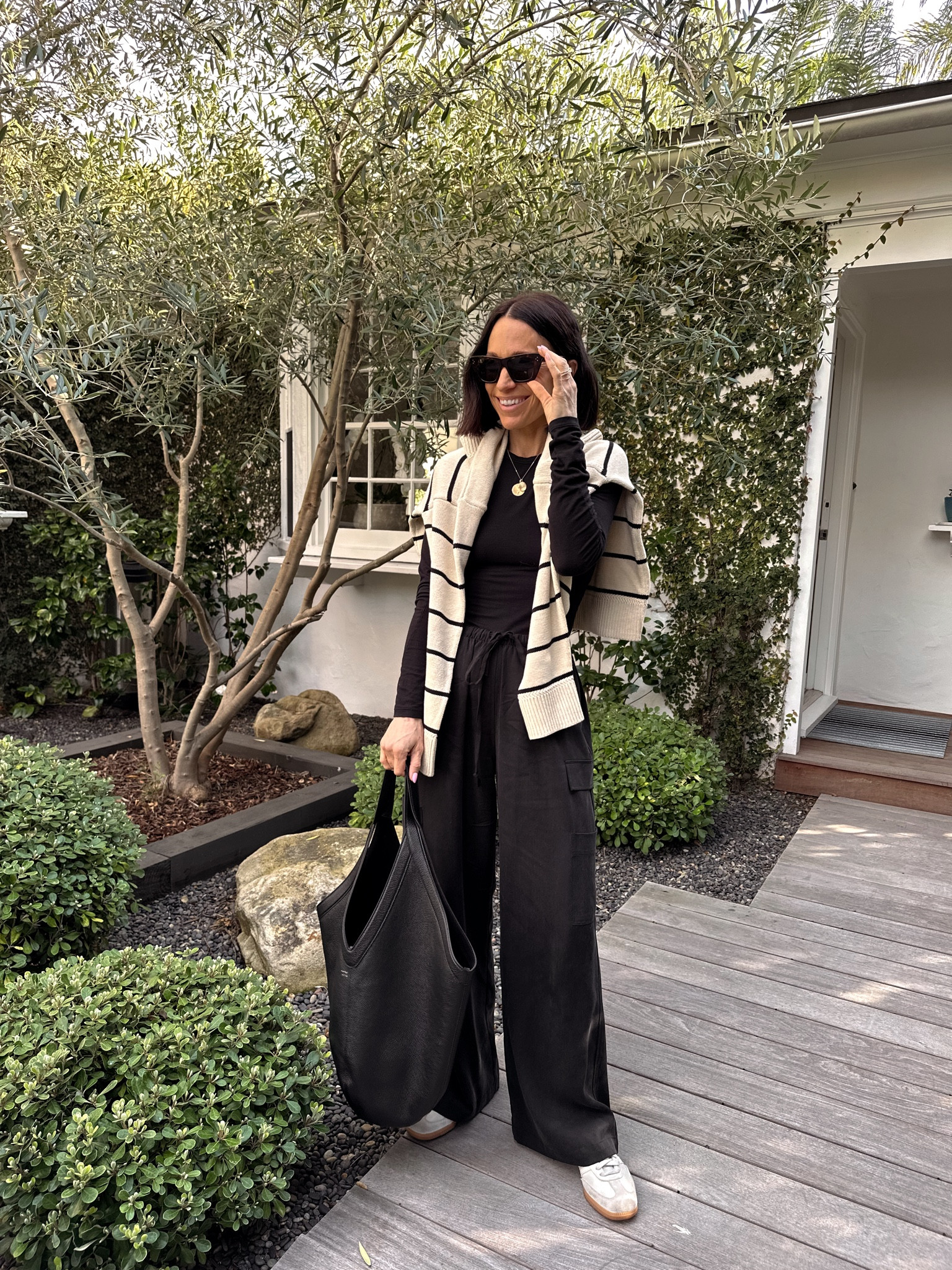 Easy travel day outfit 
Pants are short gal friendly and also come in a “regular” length- tts and so comfortable 

#LTKover40