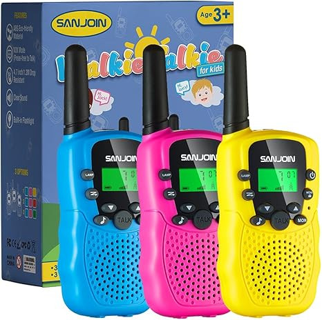 Walkie Talkies for Kids Toys Stocking Stuffers for Kid Boys Girls 4-6, 3 Miles Range Walkie Talki... | Amazon (US)