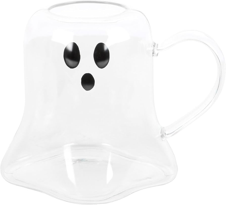 Ghost Shaped Glass Mug - Charming Addition to Your Drinkware Collection | Amazon (US)