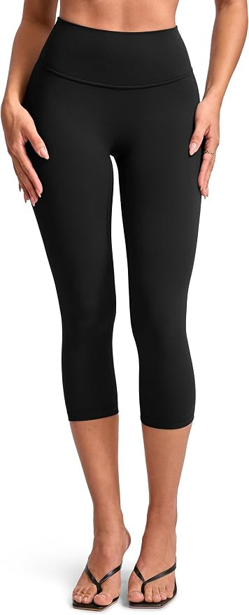 INGIA No Front Seam Scrunch Capri Leggings 16'' / 19'' | Amazon (US)