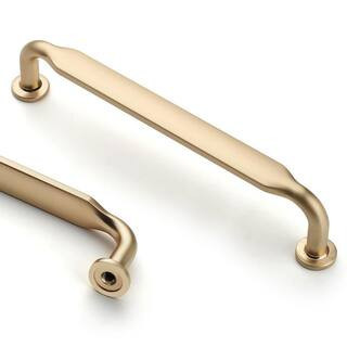 10-Pack 5 in. Brushed Brass Kitchen Cabinet Handles, Cabinet Pulls, Kitchen Cabinet Hardware for Cupboard Drawer | The Home Depot