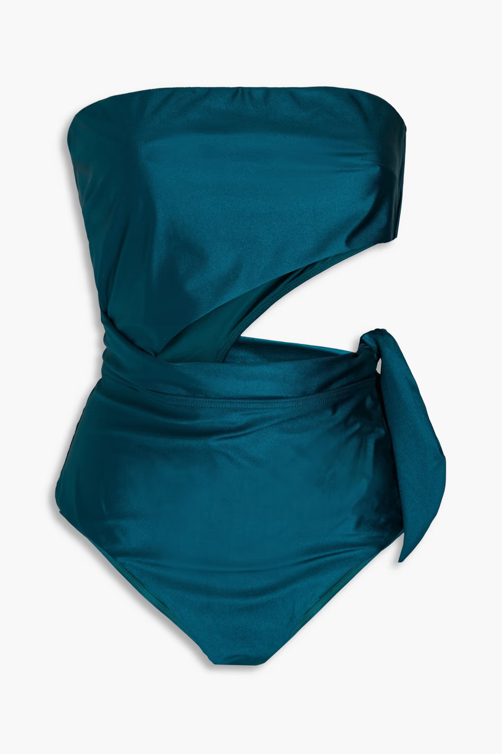 Separates Scarf cutout bow-detailed bandeau swimsuit | The Outnet (US and CA)