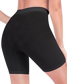 Reamphy 3 Pack Slip Shorts for Women Under Dress,Comfortable Smooth Yoga Shorts,Workout Biker Sho... | Amazon (US)