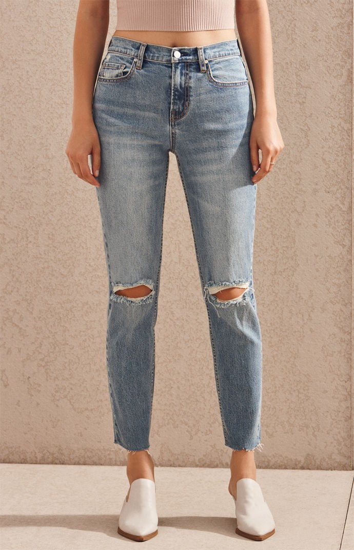 PacSun Jukebox Blue Vintage Icon Mom Jeans | PacSun