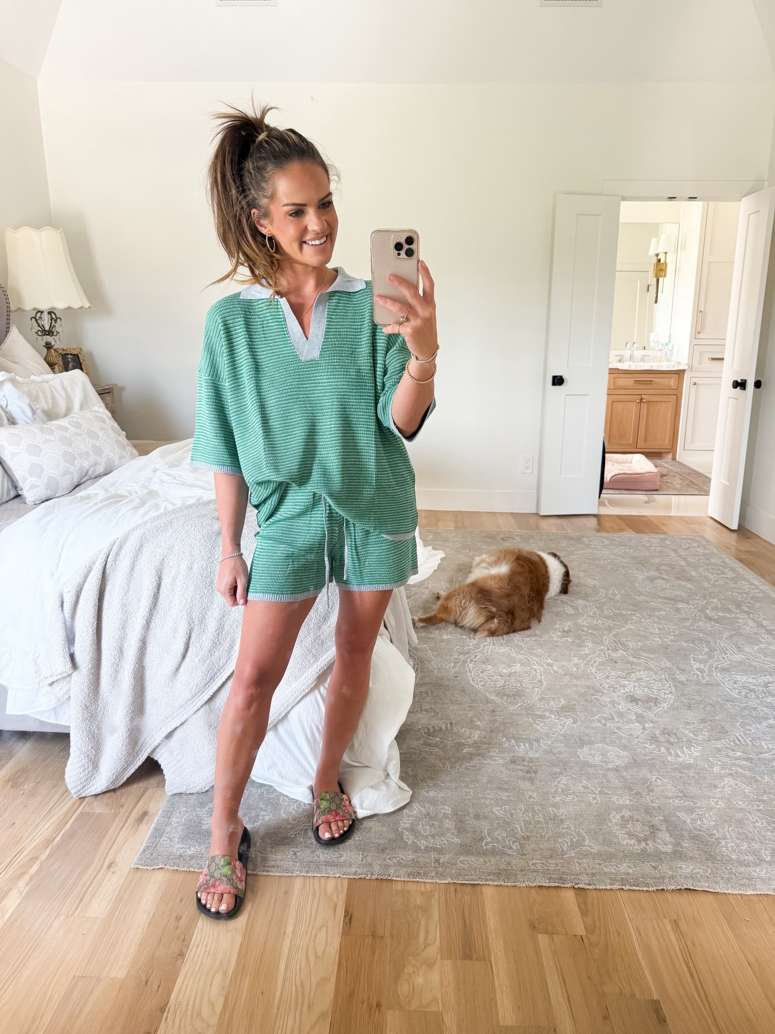 THE best little lounge set to transition into fall. I’m loving the oversized fit (I’m wearing the small) the waistband has great stretch and this comes in over 20 color combinations! 

#LTKFindsUnder100 #LTKStyleTip #LTKFindsUnder50